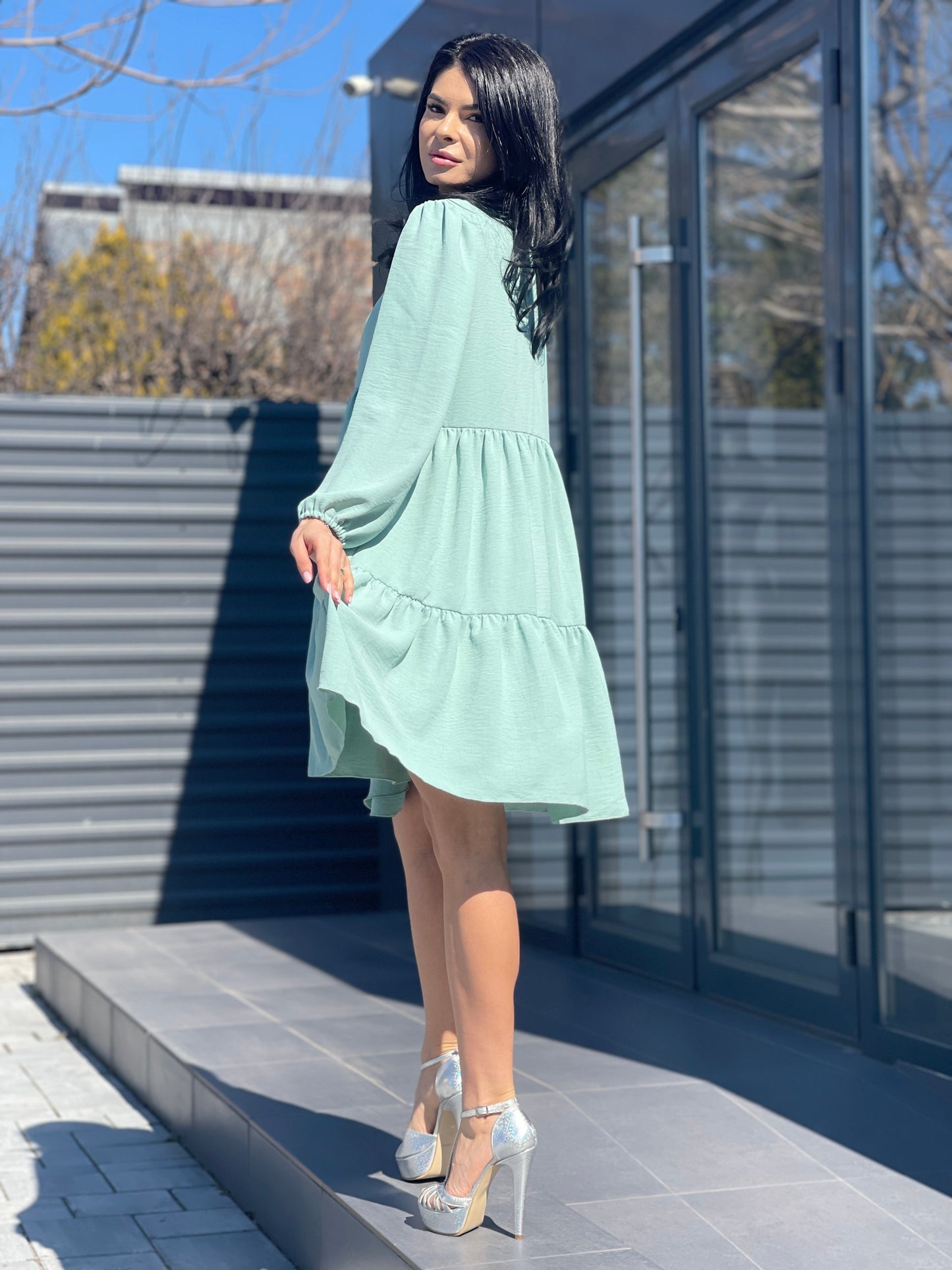 Rochie Lara - Pal Turquoise